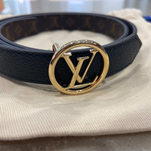 Ladies Louis Vuitton Reversible Belt - Picture 2 of 7